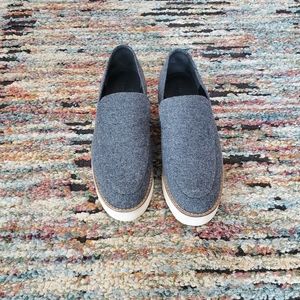 Vince, zeta flannel platform loafer